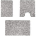 thumbnail image 2 of Alfombras de baño de chenilla absorbentes antideslizantes ultra suaves de 3 piezas, 2 of 5