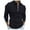 Black, variant on KDFJPTH Mens Long Sleeve Polo Shirts Long Sleeve Tops Black L