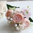 thumbnail image 6 of Artificial Hydrangea, Peony and Berry Floral Combination, Five Stem Faux Flower Arrangement for Wedding and Home Decor, Elegant Table Centerpiece, Sophisticated Gift Idea, 6 of 9
