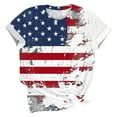 thumbnail image 5 of VerPetridure American Flag Shirts for Women 4th of July T Shirt Funny USA Print Crew Neck Tees Patriotic Casual Short Sleeve Tops, 5 of 5