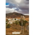 thumbnail image 2 of Bibikow, Walter 17x24 White Modern Wood Framed Museum Art Print Titled - Canary Islands-Fuerteventura Island-Toto-desert village view with windmill, 2 of 4