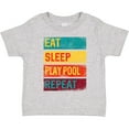 thumbnail image 3 of Inktastic Billiards Eat Sleep Play Pool Repeat Boys or Girls Toddler T-Shirt, 3 of 5