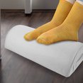 thumbnail image 3 of OULII 2Pcs Soft Leg Cushion Light Grey Polyester Knee and Foot Office Use, 3 of 8