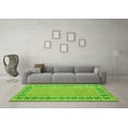 thumbnail image 3 of Ahgly Company Indoor Rectangle Abstract Green Modern Area Rugs, 5' x 7', 3 of 4
