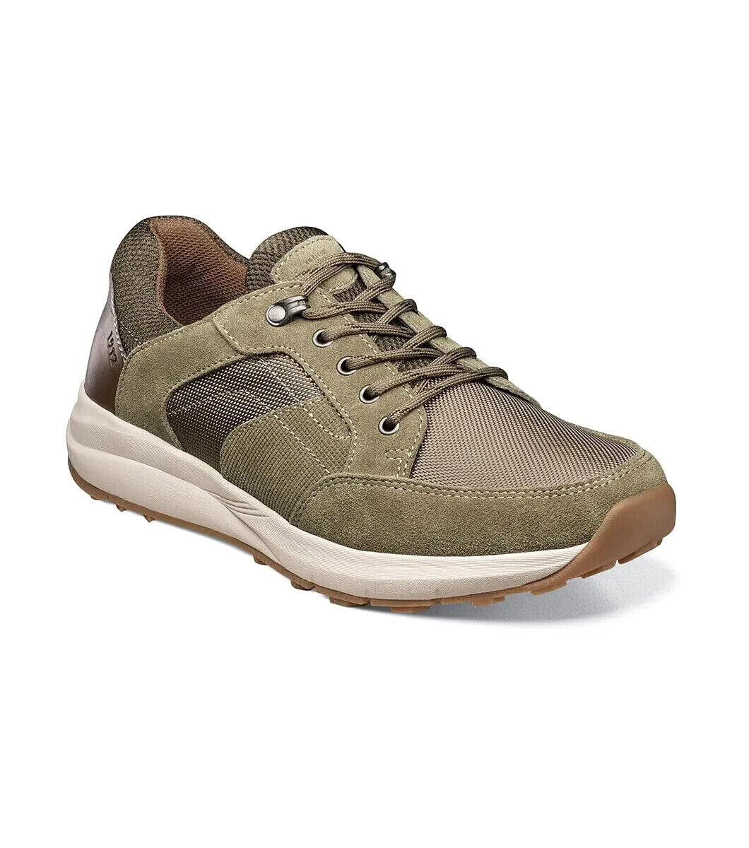 Men's Nunn Bush Excursion Lite Moc Toe Oxford Walking Shoes Stone 84980 ...