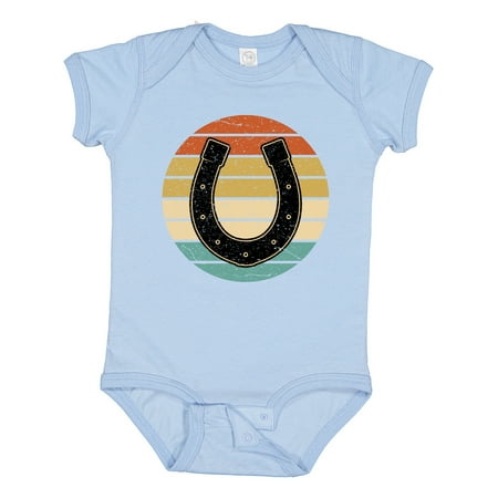 

Inktastic Rodeo Riding Horseshoe Cowboy Cowgirl Gift Baby Boy or Baby Girl Bodysuit