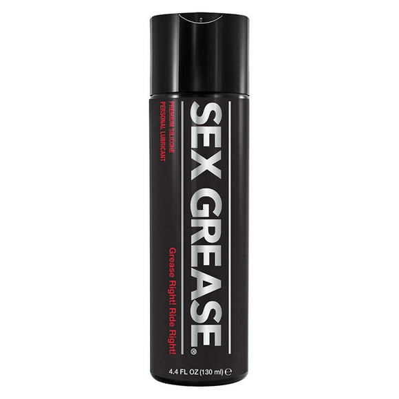 Sex Grease Premium Silicone Based Personal Lubricant, 4.4 oz