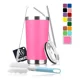 thumbnail image 1 of Vaso Térmico Portátil De Acero Inoxidable 20oz Con Calor/frí/corlor Barbie Rosa, 1 of 5