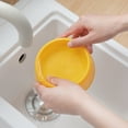 thumbnail image 6 of Nebwoak Non-Slip No-Tip Thickened Plastic Pet Bowl 4.33" Yellow - Dishwasher Safe, Scratch-Free Edges for Cats, Puppies & Small/Medium Pets, 6 of 6