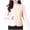 #275-Khaki, variant on Womens Lightweight Quilted Vest Long Sleeve Solid Color Thermal Slim Fit Puffer Vest for Winter Warmth Layering 1-Pack Gift