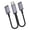 2 USB female-straight head, variant on Flexible Nylon USB to Type C/USB Splitter Cable 480Mbps Data Speed Fast Charging for Laptop Phone Tablet Accessories