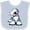 Blue and White, variant on Inktastic Old English Sheepdog Boys or Girls Baby Bib