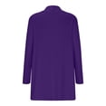 thumbnail image 5 of Fall Cardigan Sweaters for Women Ndbuld Fashion Women’s Long Sleeve Color Loose Cardigan Knit Jacket Tops Up to 35% Purple L, 5 of 6