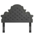 thumbnail image 5 of Modway Diana Tufted Performance Velvet Twin Headboard in Charcoal, 5 of 9