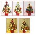 thumbnail image 2 of 1Pcs Tabletop Christmas Tree with Bright LED Lights Home Decoration Accessories Stylish Holiday Present for Men Women, 2 of 4