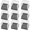 thumbnail image 1 of SOPOTUTU 18pcs Transparent Display Case For Mineral Collection With Specimen Protection, 1 of 6