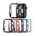 thumbnail image 1 of wonima44 5 Pack Hard PC Case with Tempered Glass Screen Protector for Apple Watch 44mm SE 3 (2025)/ SE 2/ SE/Series 6/5/4, Scratch Resistant Bumper Protective Cover for iWatch 44mm Accessories, 1 of 1