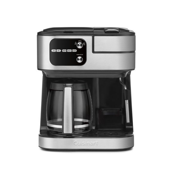 Cuisinart Coffee Center Barista Bar 4‑in‑1 Coffee Maker, Single‑Serve & Carafe Brewer, SS‑4N1NASC, Black