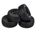 thumbnail image 1 of Greensen 4pcs Tire Wheel Rim Rubber for FY 1/16 Climbing WPL C14 C2 Crawler Remote Control Car , WPL Tire, FY Car Tire, 1 of 8