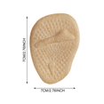 thumbnail image 4 of Women Metatarsal Pads,Ball of Foot Cushions,Heel Pads Inserts for Loose Shoe,Reducing Foot Pain,No Slip Heel Grips Liners Shoe Pads, 4 of 8