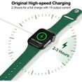 thumbnail image 3 of Yanonmyfd Single Charger Compatible with Apple Watch Series Ultra/9/8/7/6/SE/SE2/5/4/3/2/1 with Retail Packaging, 4 Count, 3 of 5