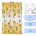 thumbnail image 5 of Sunflower Kitchen Towels Set of 2, Watercolor Yellow Flower Gradient Plant Soft Microfiber Dish Towels, Absorbent Quick-Dry Washable Dishcloths for Kitchen Cleaning, Drying Dishes, 18x28 Inches, 5 of 9