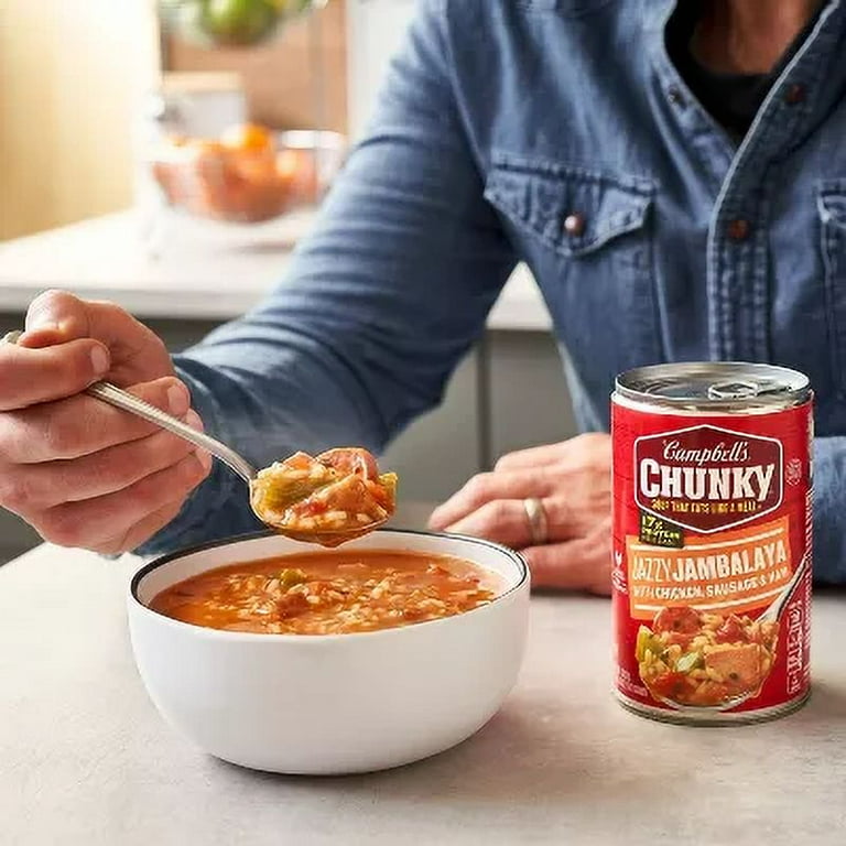 Campbell's Chunky Jazzy Jambalaya with Chicken, Sausage & Ham Soup