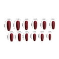 thumbnail image 4 of 24 Pcs Faux Ongles Translucides Pailletés Ongles Longs Portables pour Femmes Filles Colle Gelée, 4 of 5