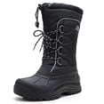 thumbnail image 1 of Botas ALEADER Aisladas Impermeables para Nieve Invierno Negras Talla 9 US, 1 of 5