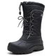 thumbnail image 1 of Botas de Nieve ALEADER Impermeables Aisladas Negras Hombre Talla 11 US, 1 of 5