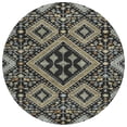 thumbnail image 2 of Addison Rugs Chantille Indoor/Outdoor Transitional Casual Black Machine Washable Round Rug, 8' x 8', 2 of 8