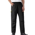 thumbnail image 1 of Men's Straight Fit Casual Trousers for Work Daily Outdoor Hiking Activities with Comfortable Loose Design, 1 of 5