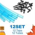 thumbnail image 5 of Juego de 12 Grifos de Jarabe de Arce con Tubos de 24 Pulgadas, Suministros de Jarabe de Arce, Kit de Grifo de Jarabe de Arce Antideslizante de , Grifos Árbol en Forma de L, 5 of 5