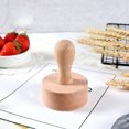 thumbnail image 4 of Herramienta de prensa de tarta de madera huevo de madera empuje de tarta de diy masa para hornear tampo tampo tampo de madera molde de madera, tamperio de tarta de madera XianweiShao 8390615120494, 4 of 5