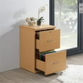 thumbnail image 2 of Alpine 2-Drawer Engineered Wood Vertical File with Lockdowel  in Natural Finish, 2 of 12