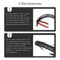 thumbnail image 4 of ZheElen Electric Scooter Plastic Rear Fender Metal Mount Support Portable Mud Guard Reflective Sticker Spare Set Accessories, 4 of 6