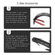 thumbnail image 5 of Advancent Soporte de guardabarros trasero para patinete eléctrico, guardabarros portátil, pegatinas reflectantes, Kit de tornillos de repuesto para Bicicletas eléctricas Negro Advancent OD024675-01, 5 of 6