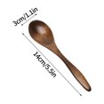 thumbnail image 2 of Popular! Wooden Household Spoon，Creative Wooden Tableware Eating Spoon, 2 of 2