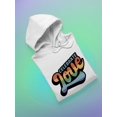 thumbnail image 3 of Celebrate Love Colorful Banner Hoodie Women -Smartprints Designs, Female 5X-Large, 3 of 4