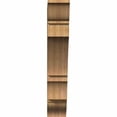 thumbnail image 6 of Ekena Millwork 6"W x 30"D x 34"H Balboa Traditional Rough Sawn Bracket, Western Red Cedar, 6 of 13