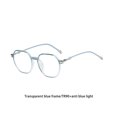 thumbnail image 2 of Minnieouse Gafas lisas, forma cuadrada, gafas de cristal para ordenador, gafas de montura grande para accesorios ópticos para fotos, Type3 NO3, 2 of 6