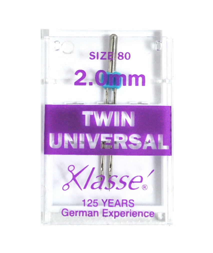 Pack 1 Klasse Twin Size 75/11 Stretch with 4mm Gap Sewing Machine Needle