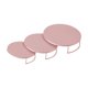 thumbnail image 4 of 3 soportes para tartas y cupcakes (20 cm, 25 cm y 30 cm de diámetro) con pedestal Rosa, 4 of 9