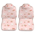 thumbnail image 4 of Haiem Rabbit And Cherry Printed Car Seat Covers Set of 2, Universal Fit Car Seat Covers,Protective Seat Covers,Comfortable Car Seat Covers, Easy Installation Seat Covers, Vehicle Seat Covers, 4 of 9