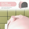 thumbnail image 5 of PawHut Cat Litter Box with Lid with Scoop and Filter, Pink, 5 of 9