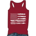 thumbnail image 3 of Uooqdmx 4th of July Tank Tops for Women, American Flag Tops for Women, Loose Tank Tops for Women, 4th of July Outfits for Women, Patriotic Tops for Women, Red 1 L, 3 of 4