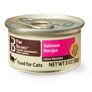 (12 pack) (12 Pack) Pure Balance Grain-Free Salmon Recipe Wet Cat Food, 3 oz