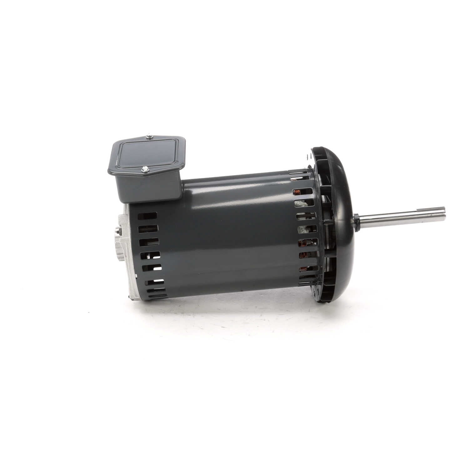 Marathon 5KCP39SNB482S Condenser Fan Motor, 1 Phase, Open Air Over, Belly Band Mount, Ball Bearing, 1 hp, 1075 rpm, 1 Speed, 200-230/460 VAC, 48Y Frame, Permanent Split Capacitor