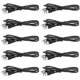 thumbnail image 1 of 10x BNC Adaptador de Conector de Extensión Macho a Macho Cable de Cable Coaxial Profesional Enchufe de Cable para Cámara de Seguridad de Video Sistema SM SunniMix none, 1 of 7