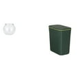 thumbnail image 1 of Acuario de escritorio,Pecera pequeña transparente,pecera,jarrón,mesa,Tanque de peces Contenedor de acuario transparente Hogar,Contenedor de compostaje para residuos de cocina,Cubo de basura, 1 of 8